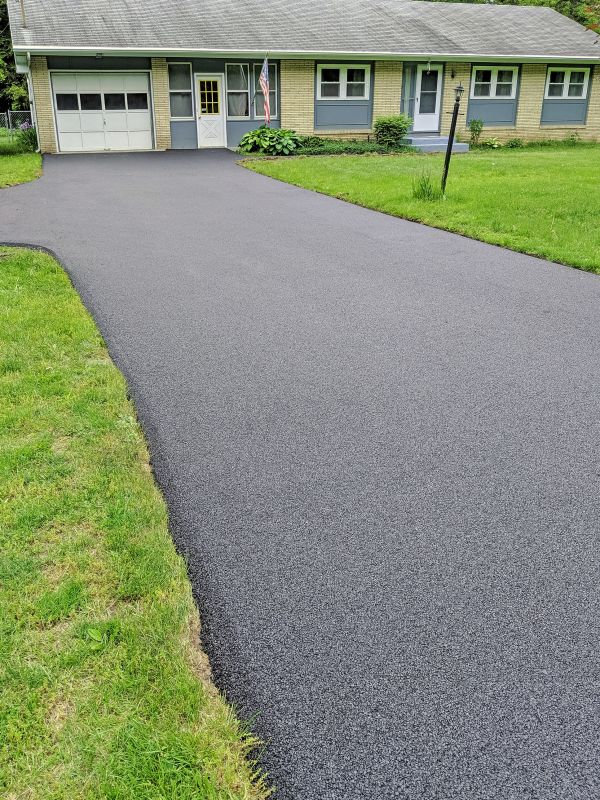 Fresh Asphalt Installation